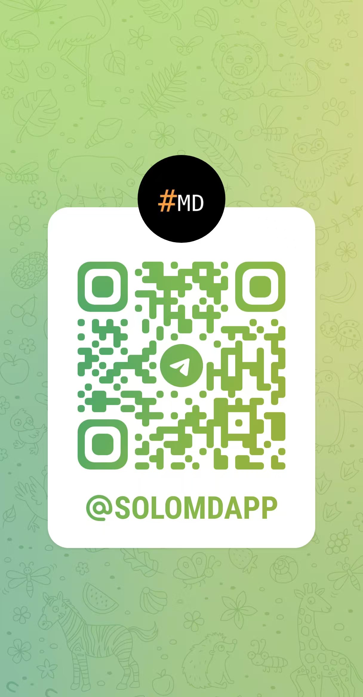 Telegram channel @SOLOMDAPP