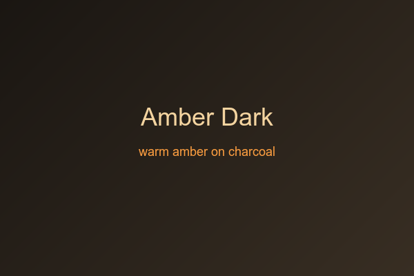Amber Dark preview