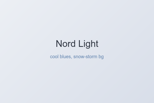 Nord Light preview